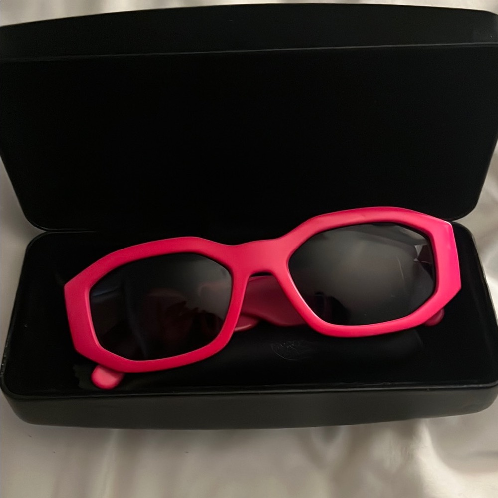 Neon Pink Versace Sunglasses